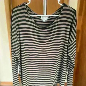 Masai Britta NWT black/tan oversized top and skirt set size s